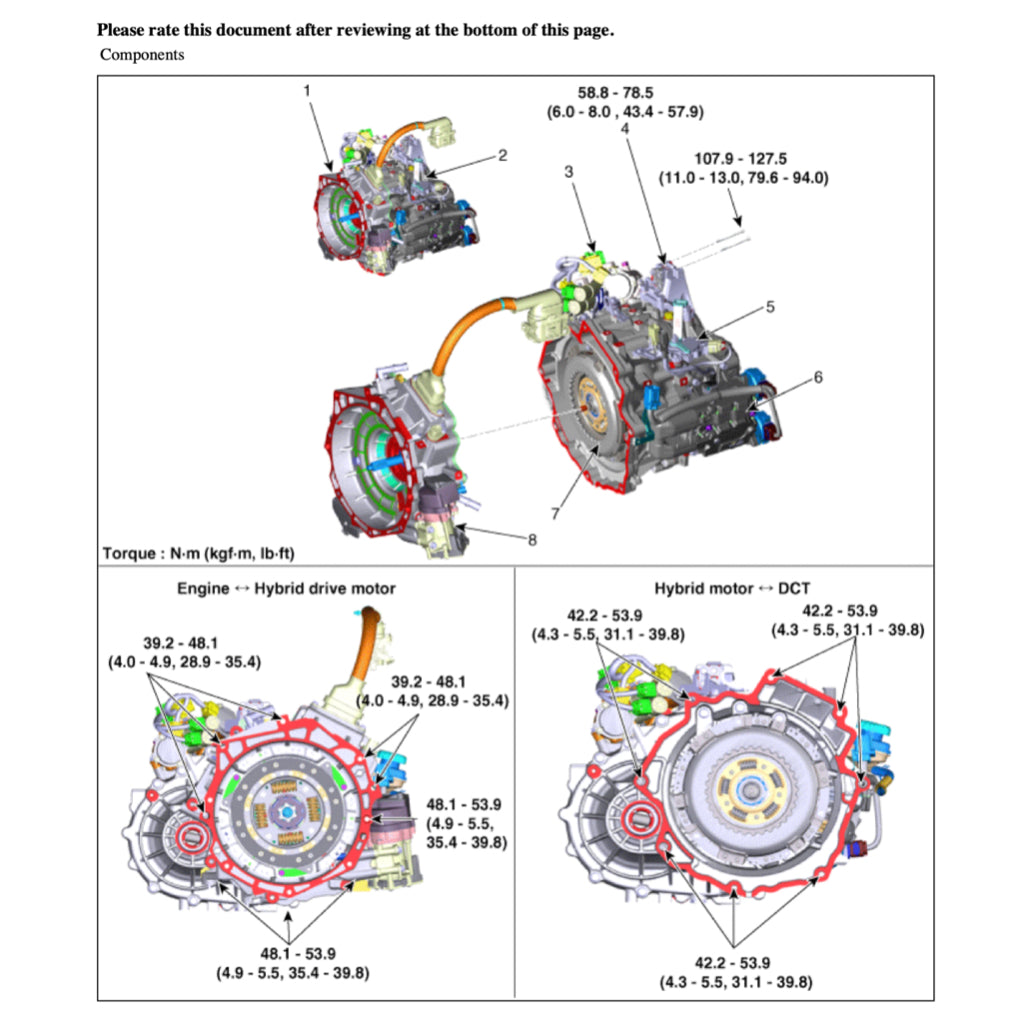 KIA NIRO DE HYBRID PHEV (2018-2013) SERVICE WORKSHOP MANUAL
