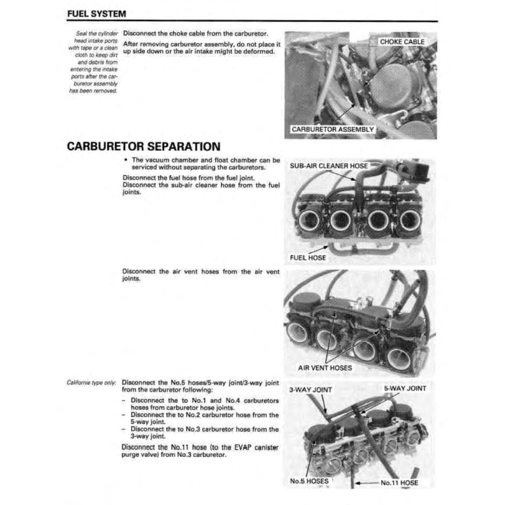 HONDA CB600F HORNET (2004-2006) SERVICE WORKSHOP MANUAL + OWNER MANUAL