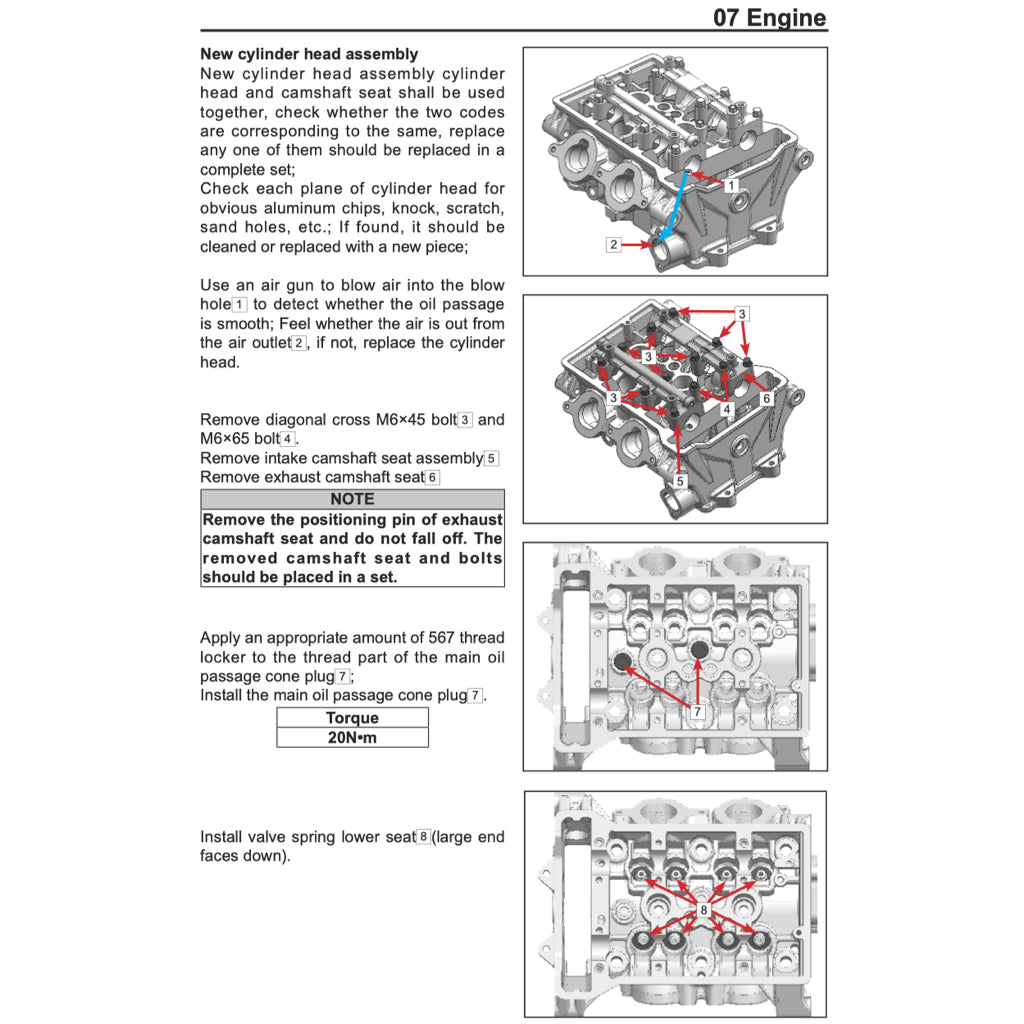 CFMOTO 450SR (2022-2023) SERVICE WORKSHOP MANUAL + PARTS CATALOGUE + OWNER'S MANUAL