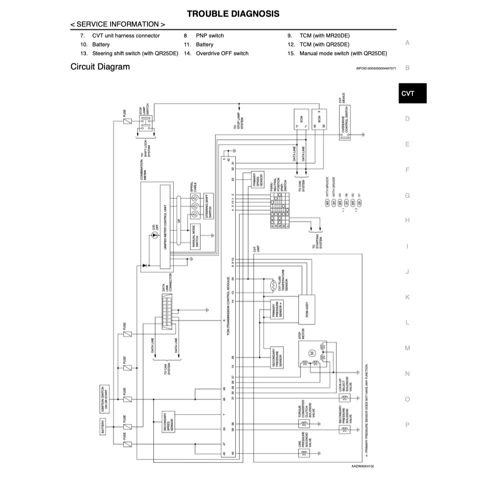 NISSAN SENTRA B16 (2006-2012) SERVICE WORKSHOP MANUAL