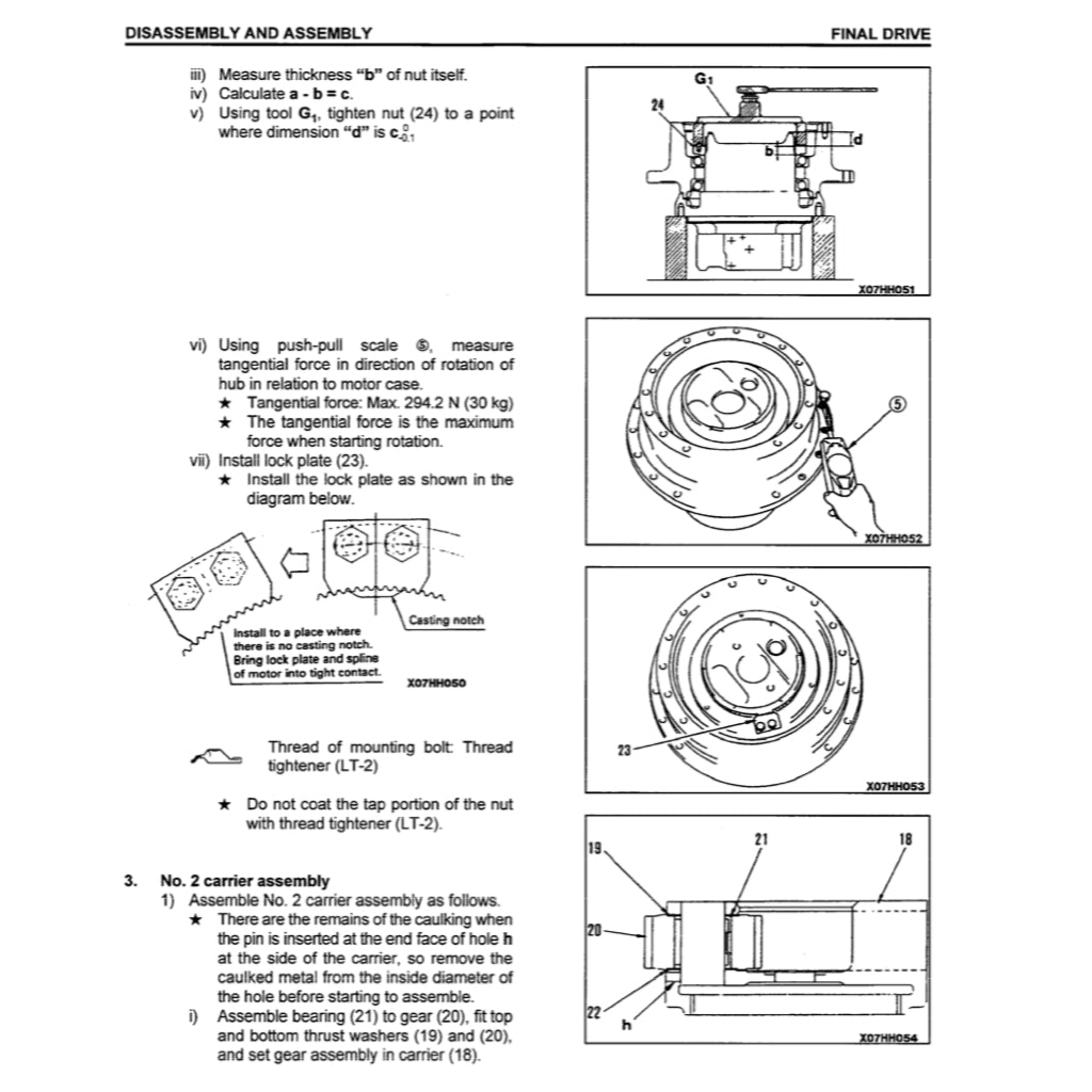 KOMATSU PC200/210/220/25 LC-6-7-8 SERVICE WORKSHOP MANUAL