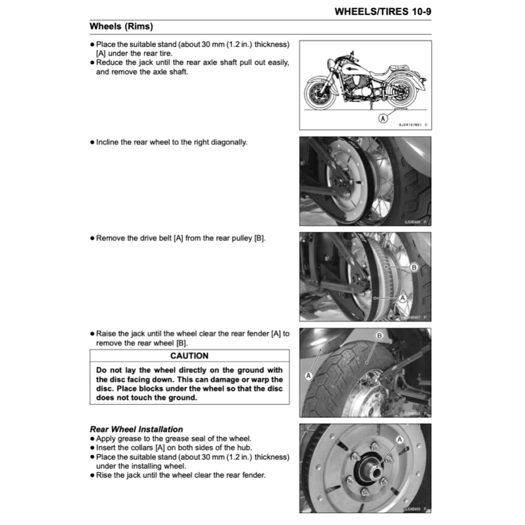 KAWASAKI VULCAN 900 VN900 (2006+) SERVICE WORKSHOP MANUAL + PARTS CATALOGUE + OWNER'S MANUAL