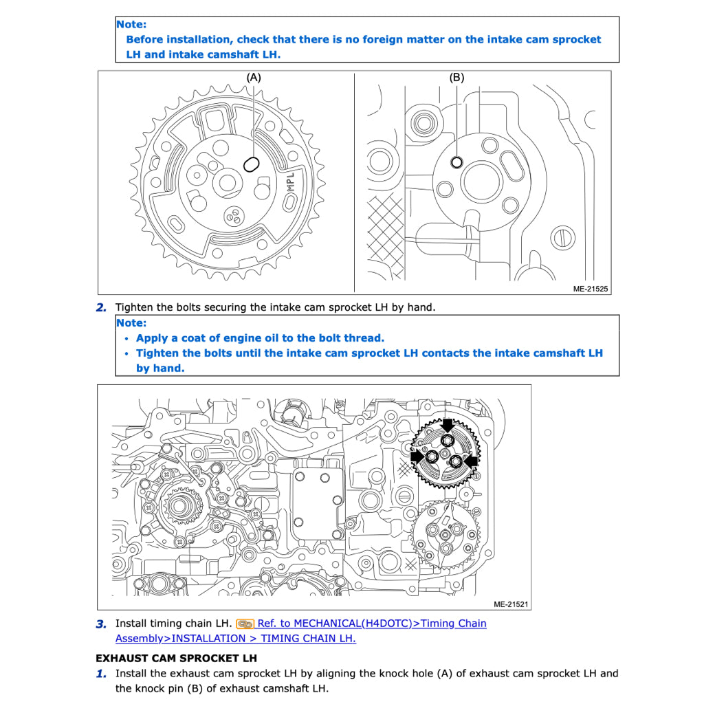 SUBARU WRX VB (2022+) SERVICE WORKSHOP MANUAL