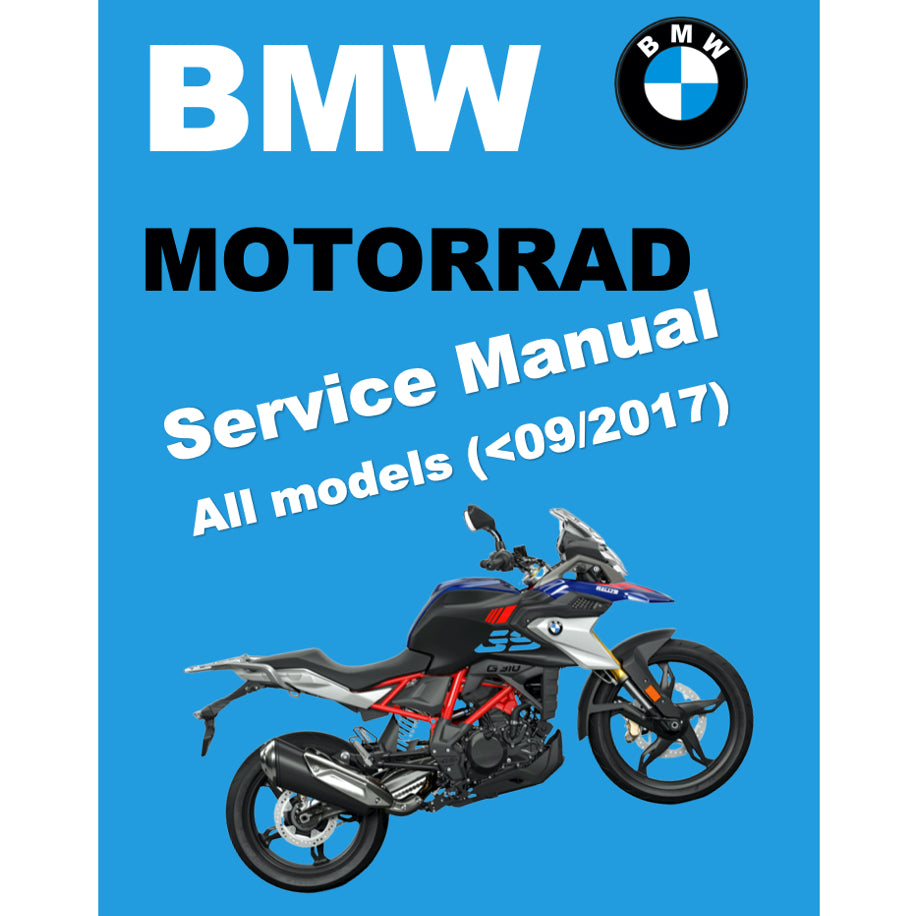 BMW MOTORRAD RSD (09-2017 UPDATE) ELECTRONIC SERVICE WORKSHOP MANUAL - WORKSHOP SPECIAL
