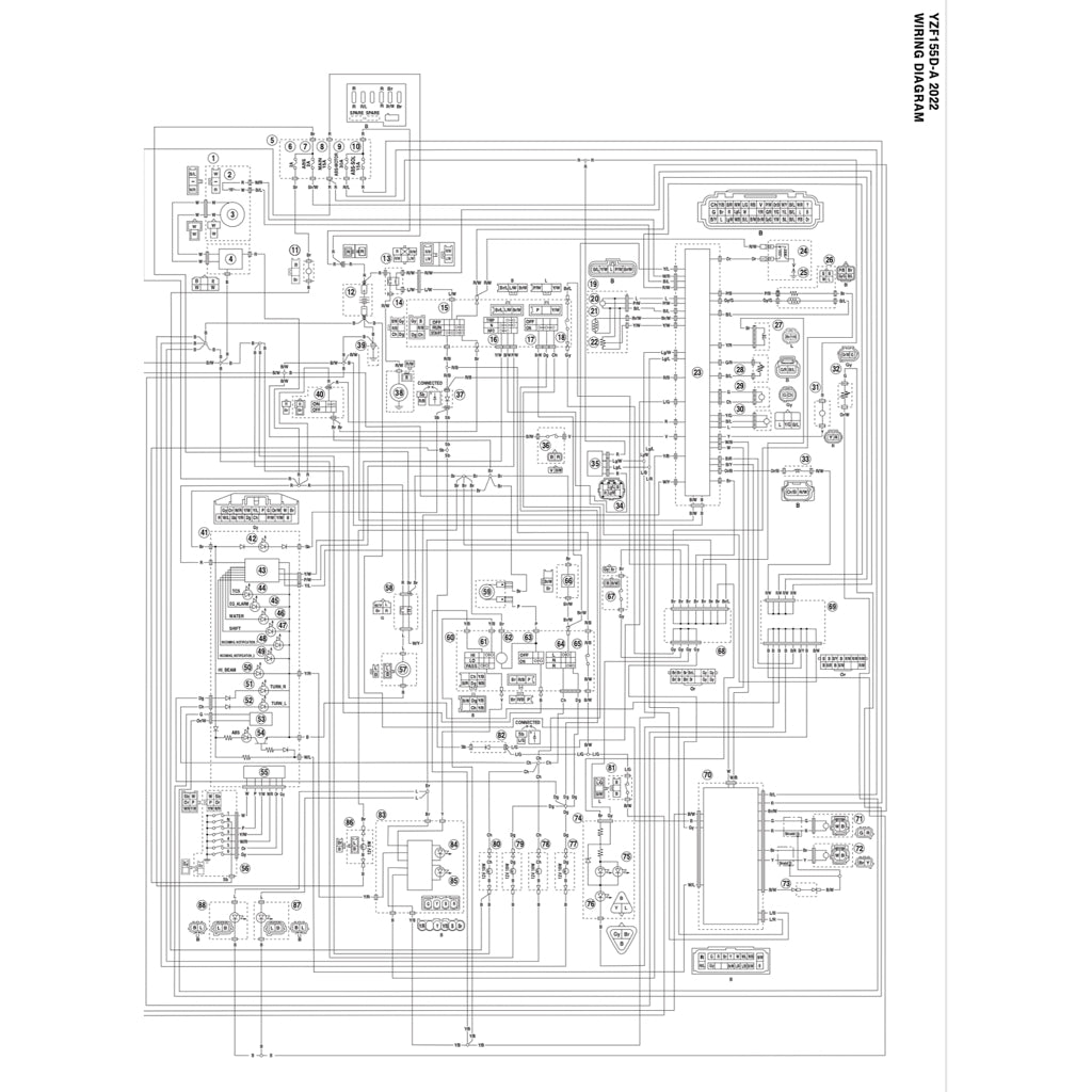 YAMAHA YZF-R15 M V4 (2022+) SERVICE WORKSHOP MANUAL + PARTS CATALOGUE + OWNER'S MANUAL