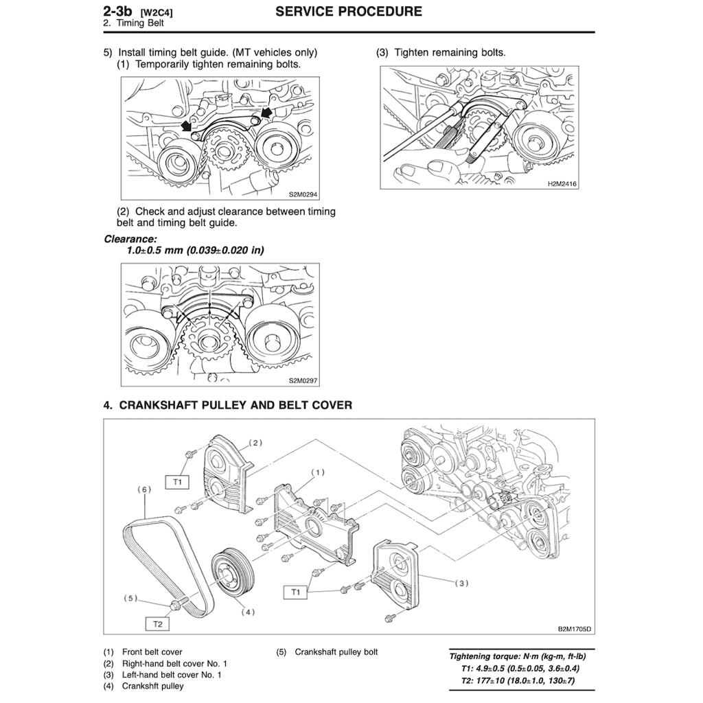 SUBARY LEGACY BD/BG/BK (1993-1999) SERVICE WORKSHOP MANUAL