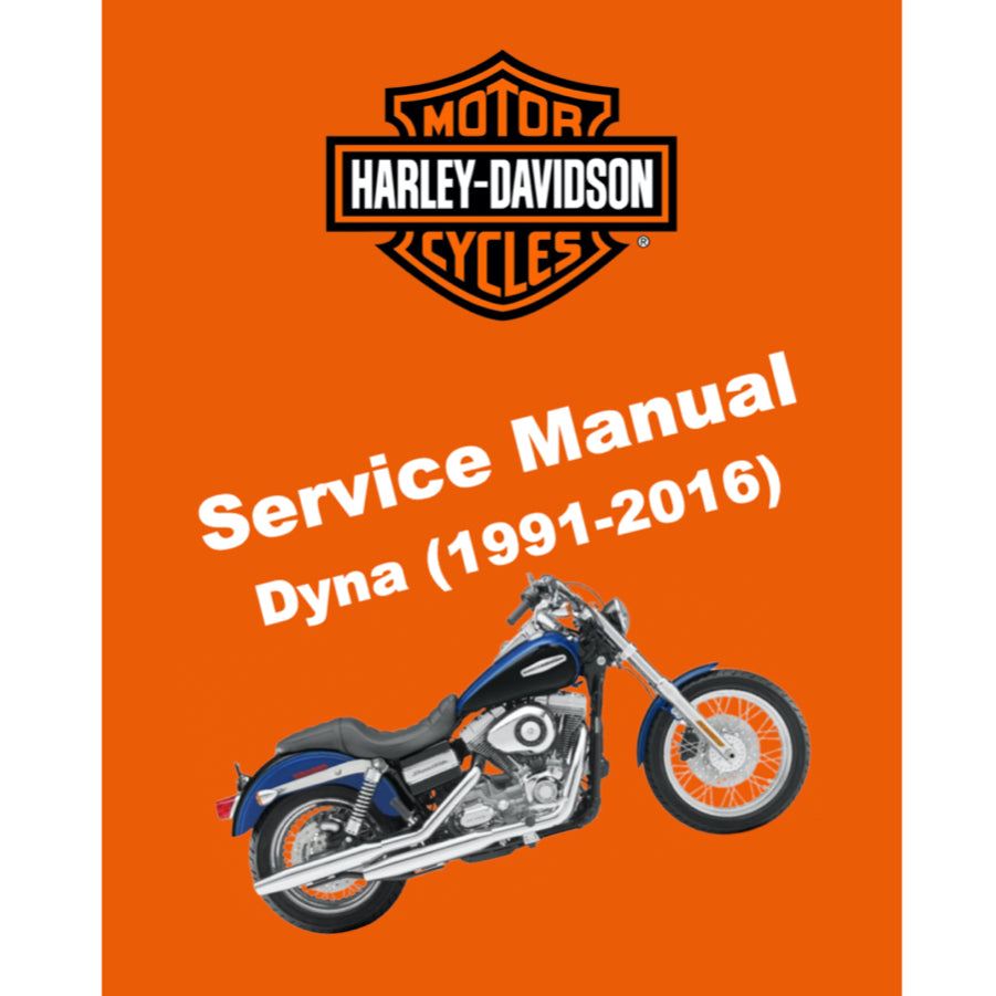 HARLEY-DAVIDSON DYNA MODELS (1991-2016) SERVICE WORKSHOP MANUAL + PARTS CATALOGUE