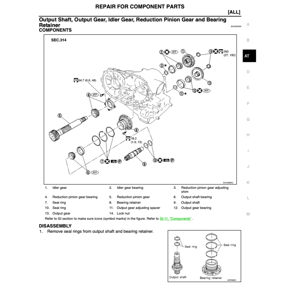 NISSAN NOTE E11 (2004-2013) SERVICE WORKSHOP MANUAL