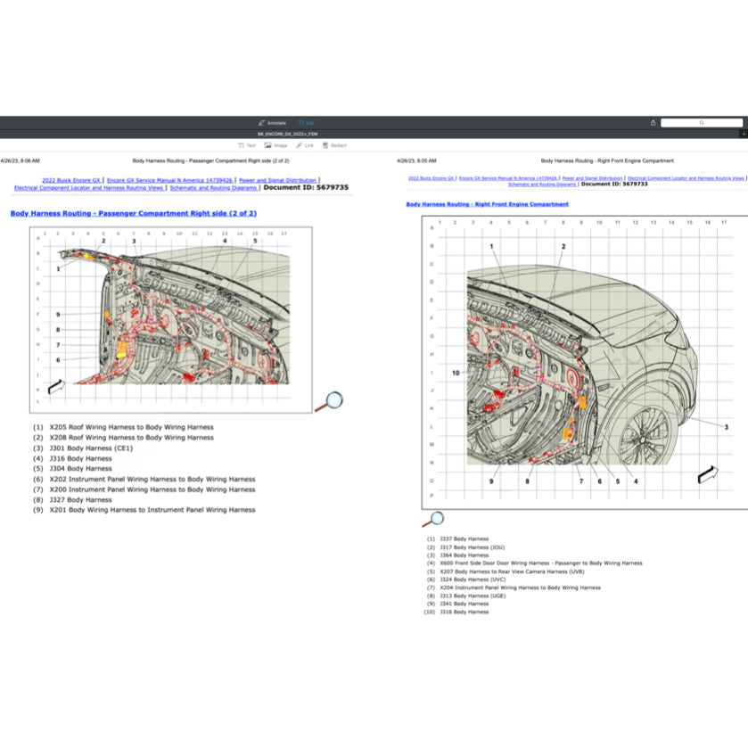 BUICK ENCORE GX (2019-2023) SERVICE WORKSHOP MANUAL