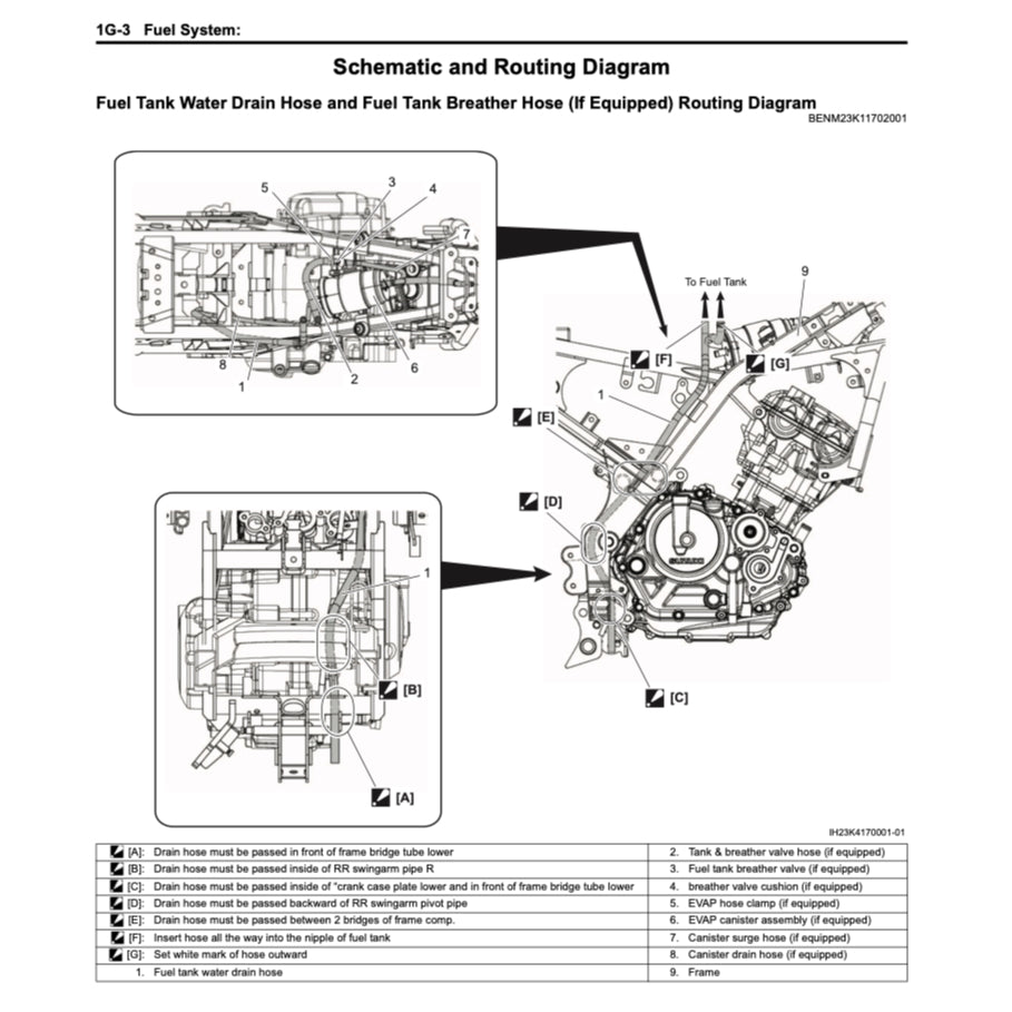 SUZUKI GSX-R 125 (2020-2023) SERVICE WORKSHOP MANUAL + OWNER'S MANUAL