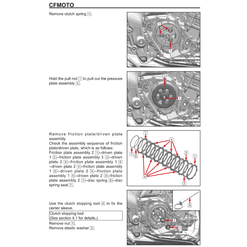 CFMOTO 675SR-R (2025+) SERVICE WORKSHOP MANUAL + OWNER'S MANUAL