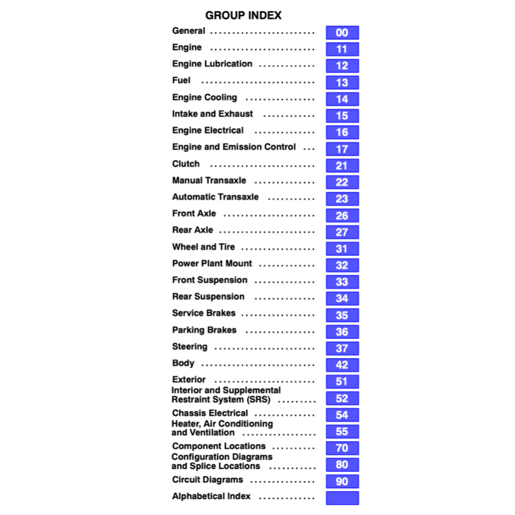 MITSUBISHI ECLIPSE & SPYDER D52A/D53A (1999-2005) SERVICE WORKSHOP MANUAL