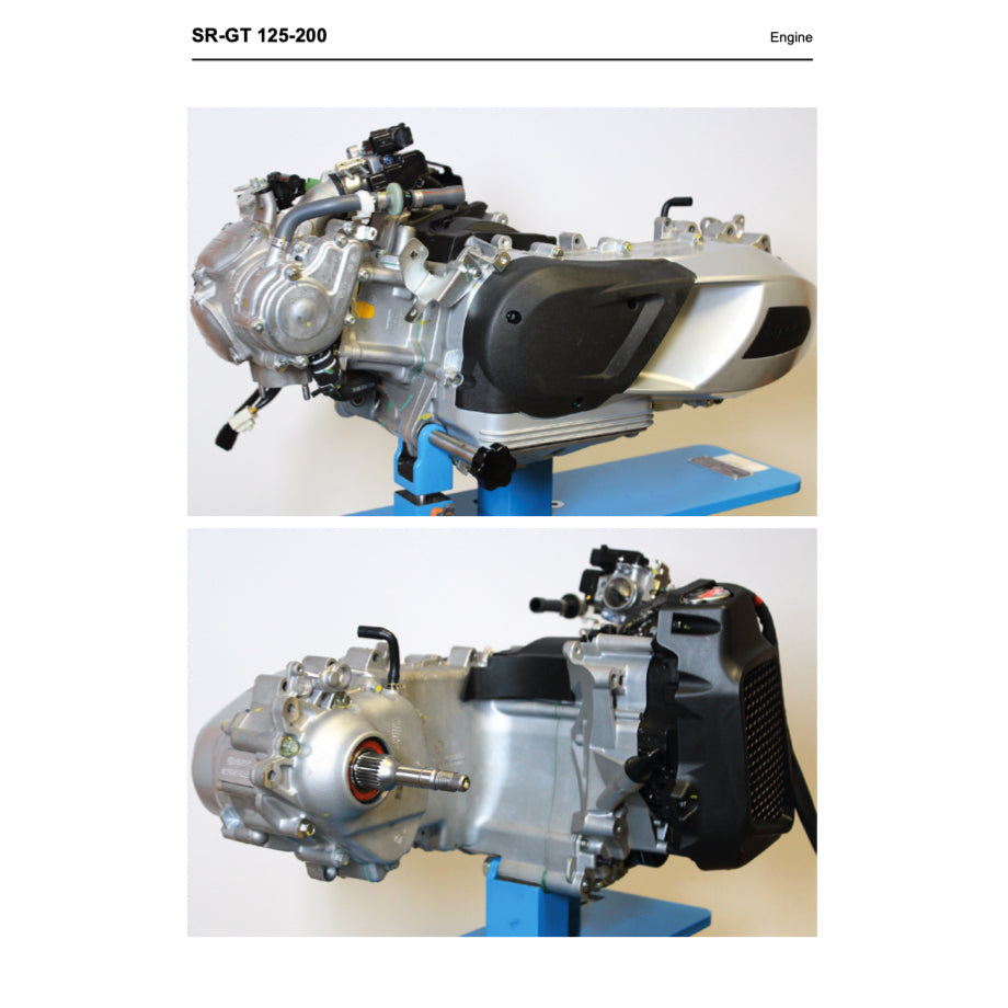 APRILIA SR-GT 125/200 (2021-2024) SERVICE WORKSHOP MANUAL