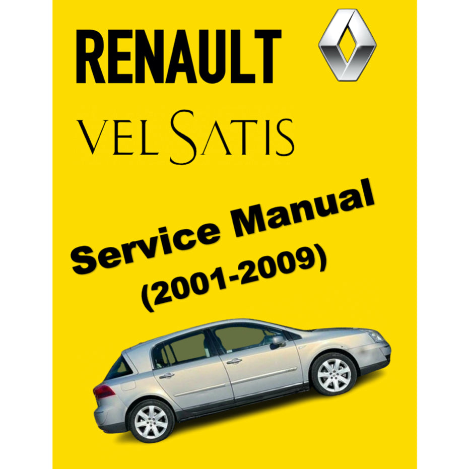 RENAUT VEL SATIS VELSATIS (2001-2009) SERVICE WORKSHOP MANUAL