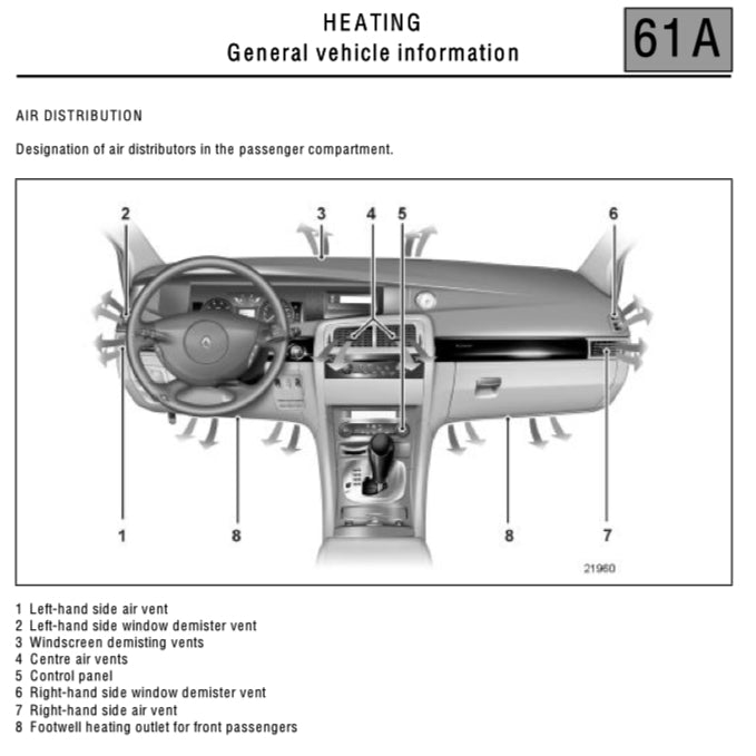 RENAUT VEL SATIS VELSATIS (2001-2009) SERVICE WORKSHOP MANUAL