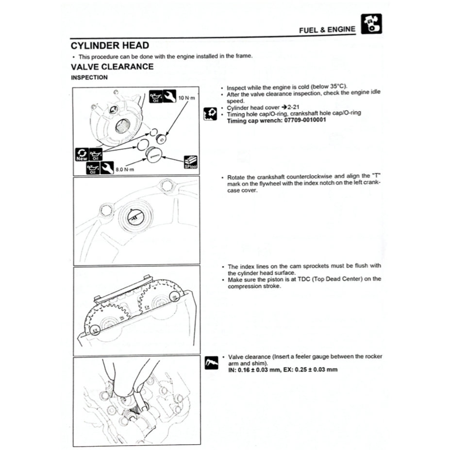 HONDA CBR150R /RA K45R (2021+) SERVICE WORKSHOP MANUAL + PARTS CATALOGUE + OWNER'S MANUAL
