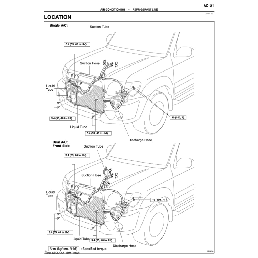 TOYOTA SEQUOIA UCK35/45 (2000-2007) SERVICE WORKSHOP MANUAL