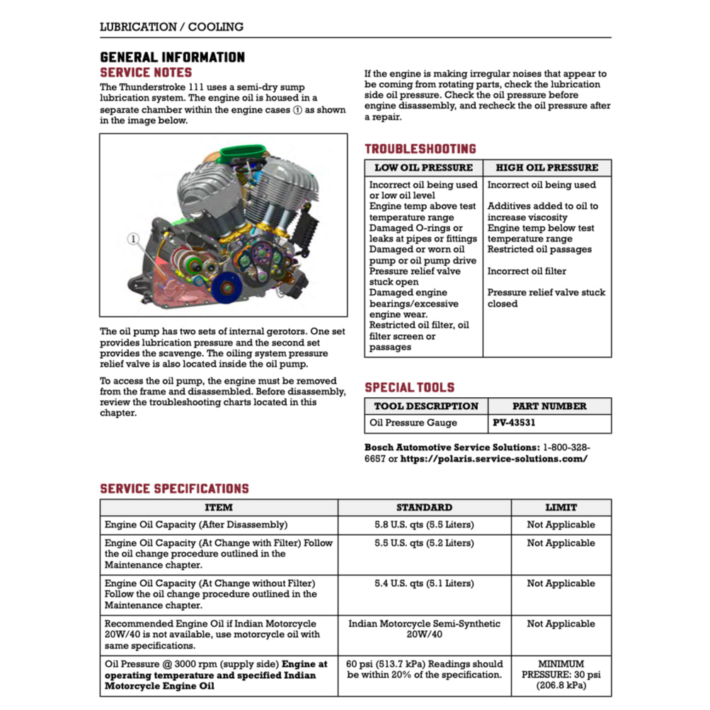 INDIAN SPRINGFIELD (2014-2016) SERVICE WORKSHOP MANUAL