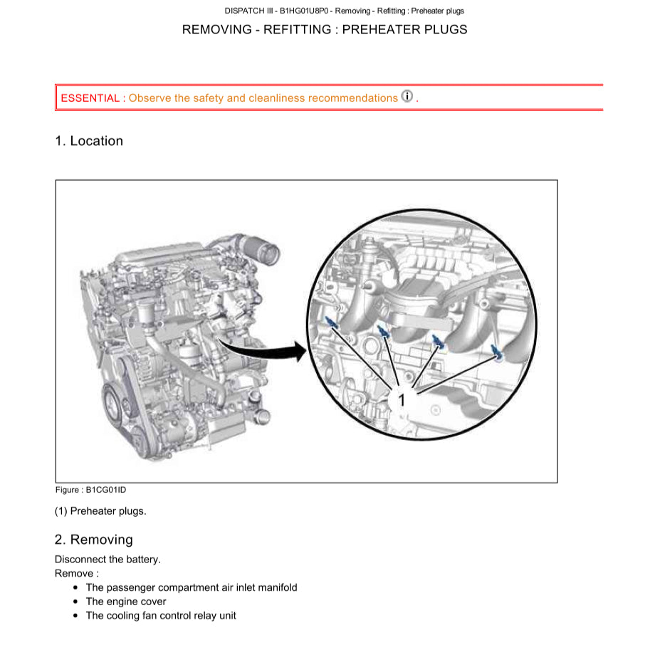 CITROEN DISPATCH III JUMPY (2007-2016) SERVICE WORKSHOP MANUAL