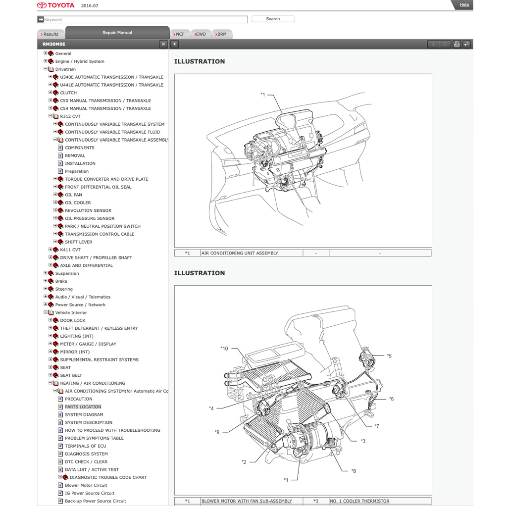 TOYOTA VIOS/YARIS NCP 150 151 NSP 150 151 (2013-2022) ONLINE SERVICE WORKSHOP MANUAL