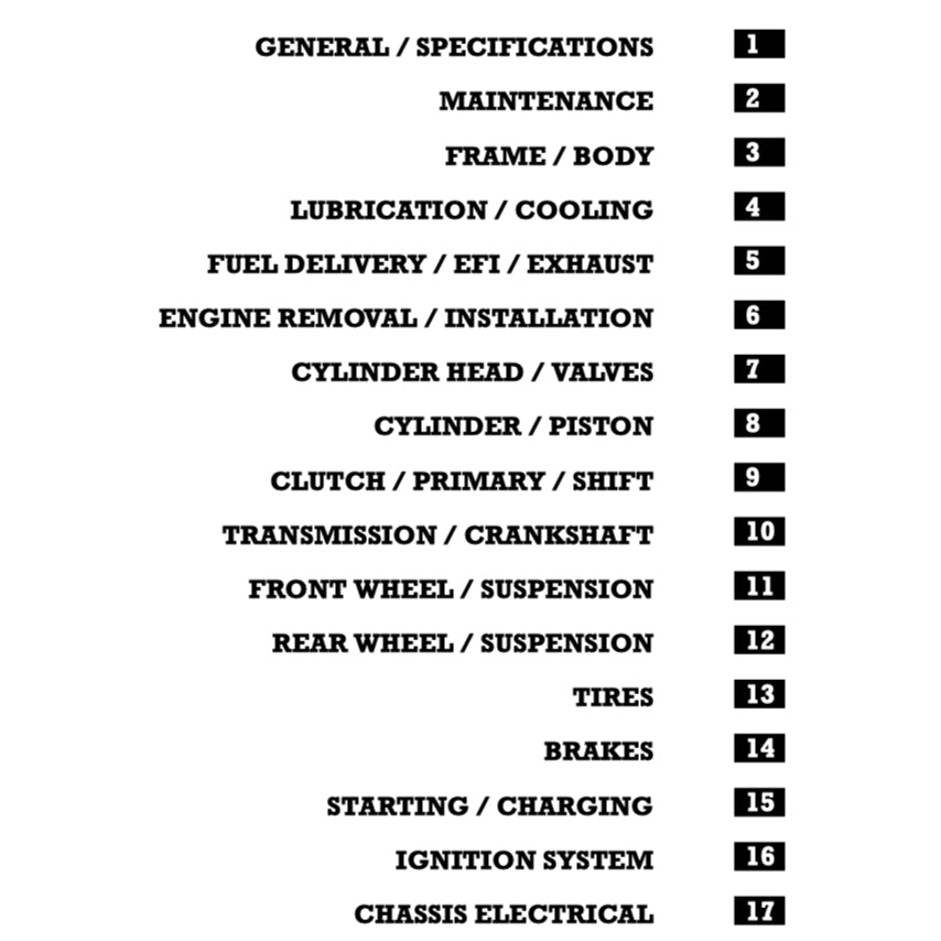 INDIAN SCOUT (2015-2017) SERVICE WORKSHOP MANUAL + OWNER'S MANUAL