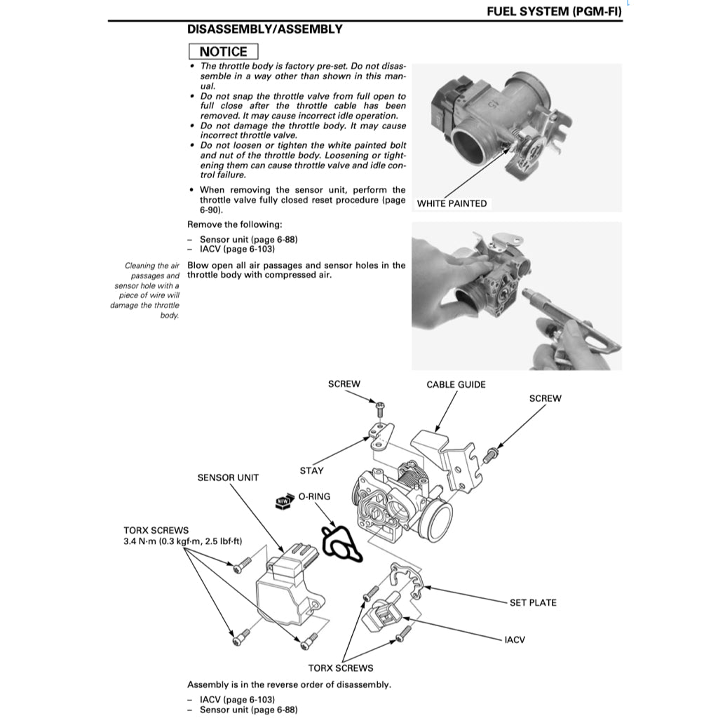 HONDA FORZA NSS250/A/S (2001-2008) SERVICE WORKSHOP MANUAL + OWNER'S MANUAL