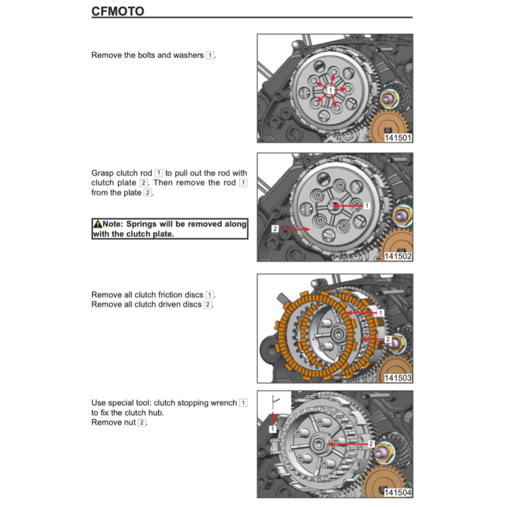 CFMOTO 150NK CF150-3A (2019-2023) SERVICE WORKSHOP MANUAL + PARTS CATALOGUE