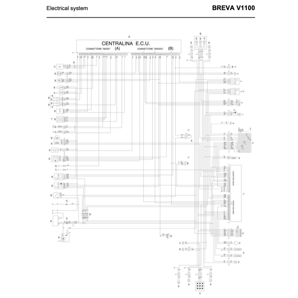 MOTO GUZZI BREVA V1100 (2005-2011) SERVICE WORKSHOP MANUAL + PARTS CATALOGUE + OWNER'S MANUAL