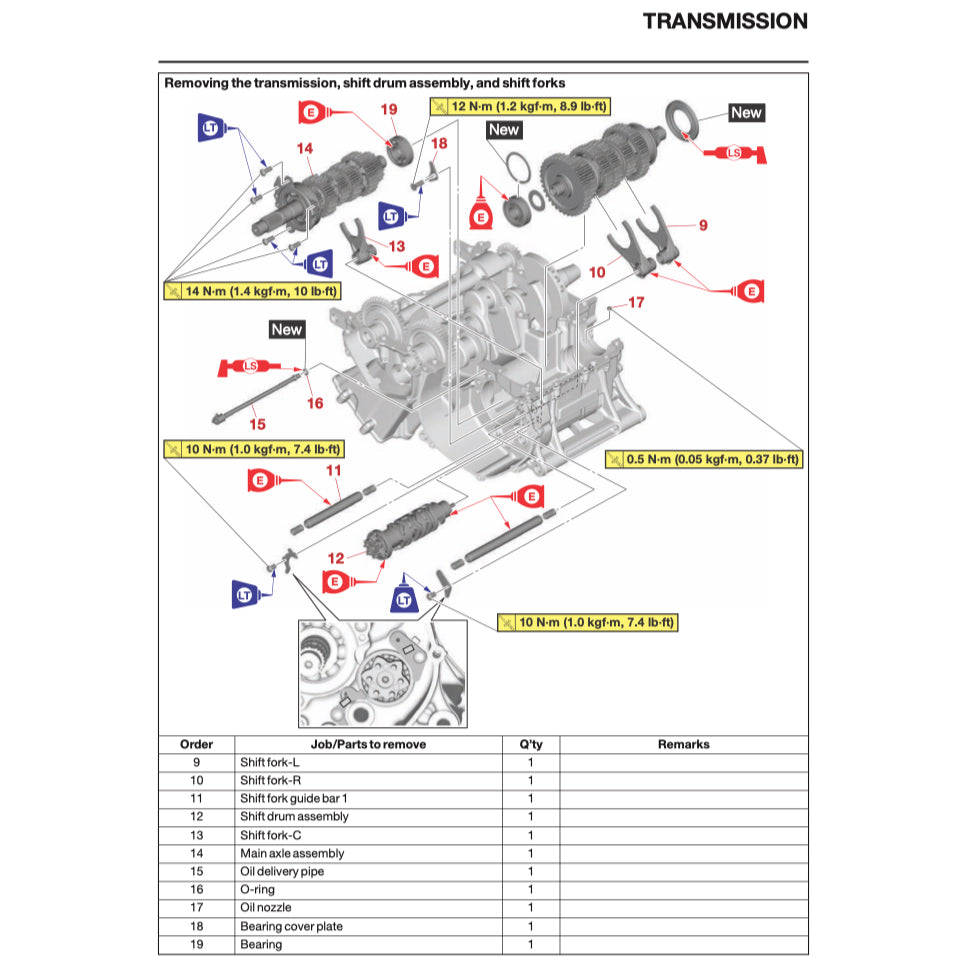 YAMAHA TRACER 9/ TRACER 9 GT MTN890/D (2025+) SERVICE WORKSHOP MANUAL + OWNER'S MANUAL