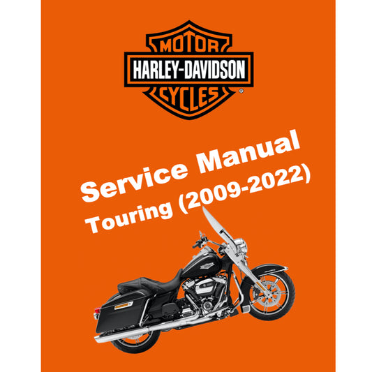 HARLEY-DAVIDSON TOURING MODELS (2009-2022) SERVICE WORKSHOP MANUAL + PARTS CATALOGUE