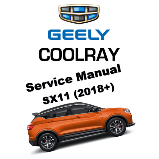 GEELY BINYUE / COOLRAY (2018+) SERVICE WORKSHOP MANUAL