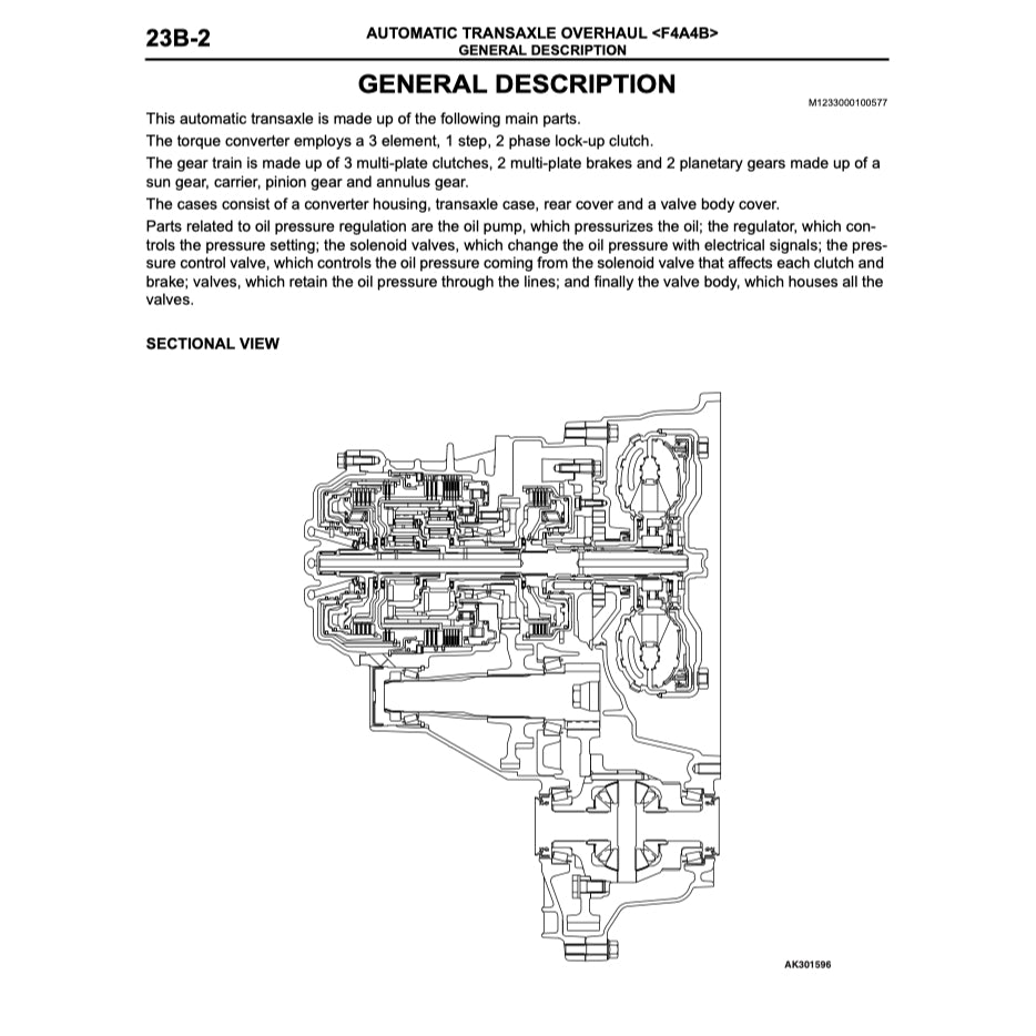 MITSUBISHI ECLIPSE DK2A/DK4A (2006-2012) SERVICE WORKSHOP MANUAL