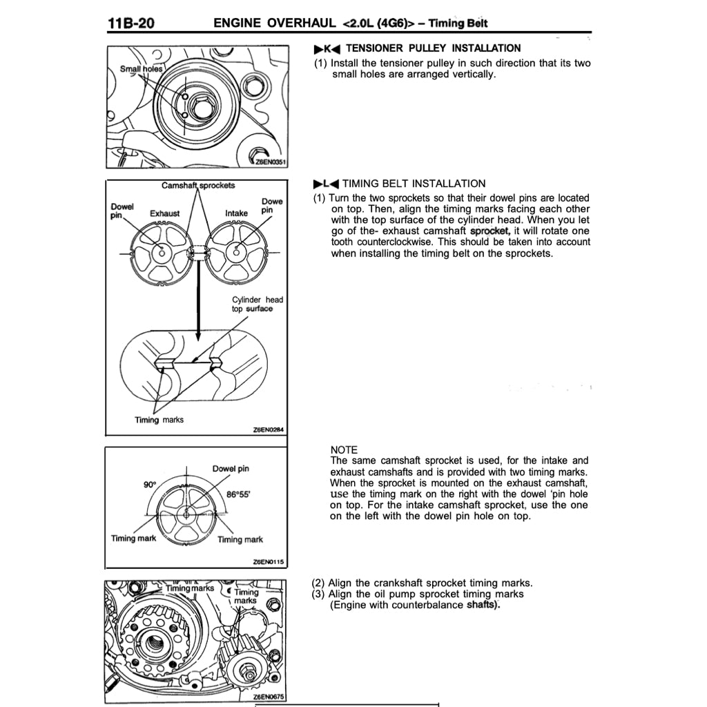 MITSUBISHI ECLIPSE & SPYER (1994-1999) SERVICE WORKSHOP MANUAL