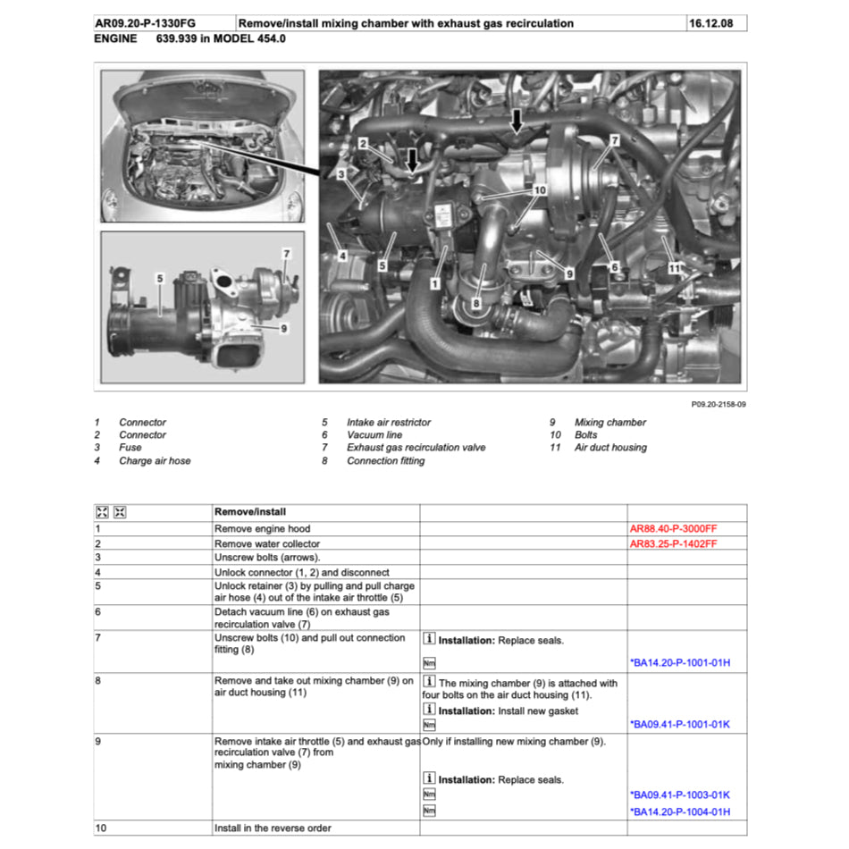 SMART FOR FOUR W454 (2004-2020) SERVICE WORKSHOP MANUAL