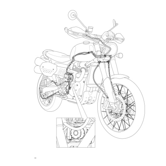 TRIUMPH SCRAMBLER 1200XC/XE (2019+) SERVICE MANUAL + OWNER'S MANUAL