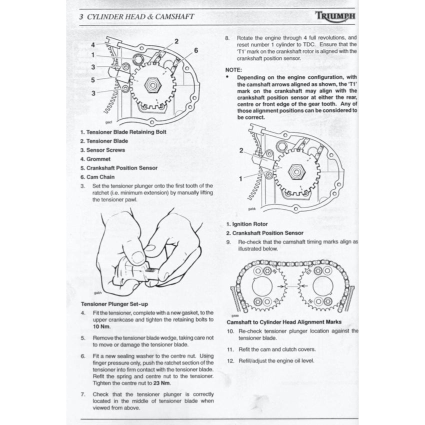 TRIUMPH SPRINT ST / RS (1999-2004) SERVICE WORKSHOP MANUAL + OWNER'S MANUAL
