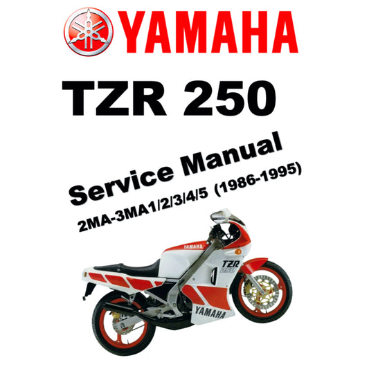 YAMAHA TZR250 2MA 3MA (1986-1995) SERVICE WORKSHOP MANUAL + PARTS CATALOGUE +OWNER'S MANUAL ENGLISH/JAPANESE