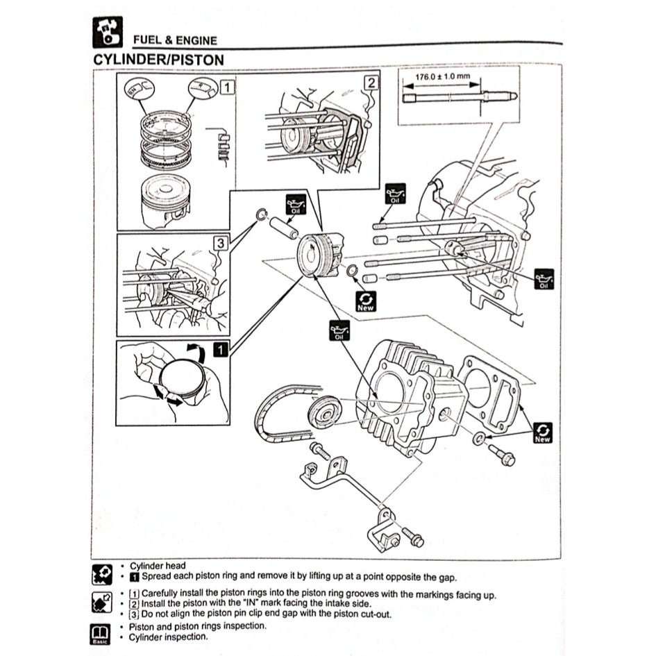 HONDA WAVE ALPHA 110  AFP1100SF (2023+) SERVICE WORKSHOP MANUAL + PARTS CATALOGUE +OWNER'S MANUAL