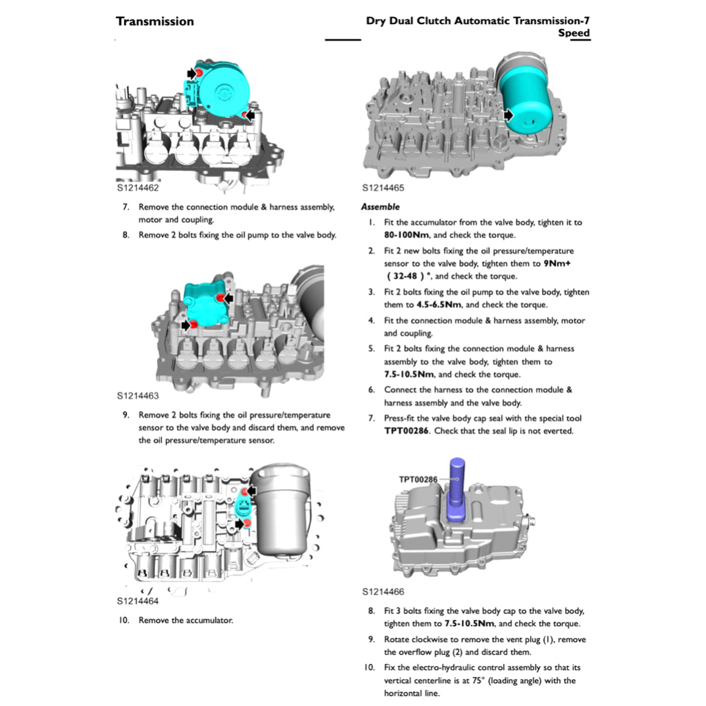 MG HS (2019+) SERVICE WORKSHOP MANUAL