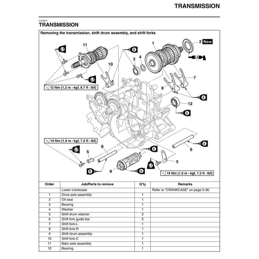 YAMAHA MT-09 MT09 (2014-2017) SERVICE WORKSHOP MANUAL + PARTS CATALOGUE + OWNER MANUAL