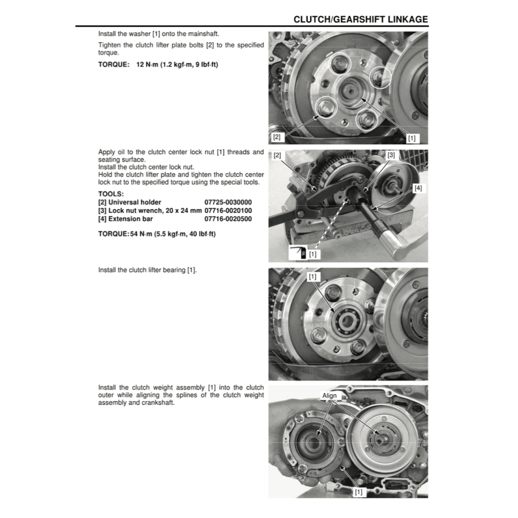 HONDA SUPER CUB NBC110 (2013-2018) SERVICE WORKSHOP MANUAL + PARTS CATALOGUE + OWNER'S MANUAL