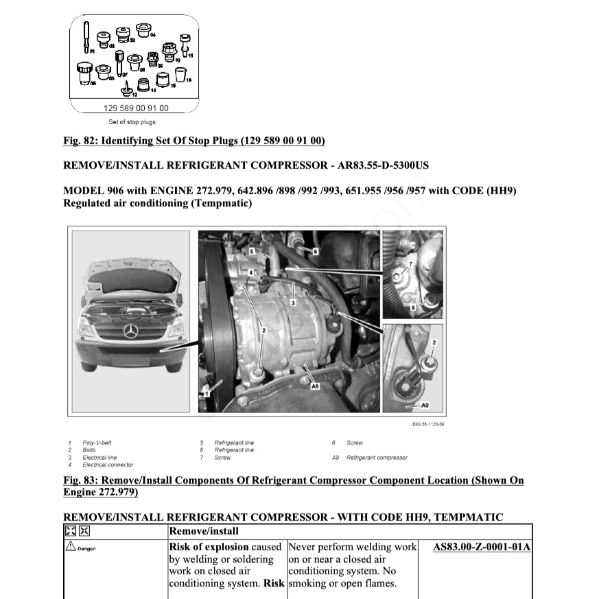 MERCEDES-BENZ SPRINTER 906 (2006-2018) SERVICE WORKSHOP MANUAL