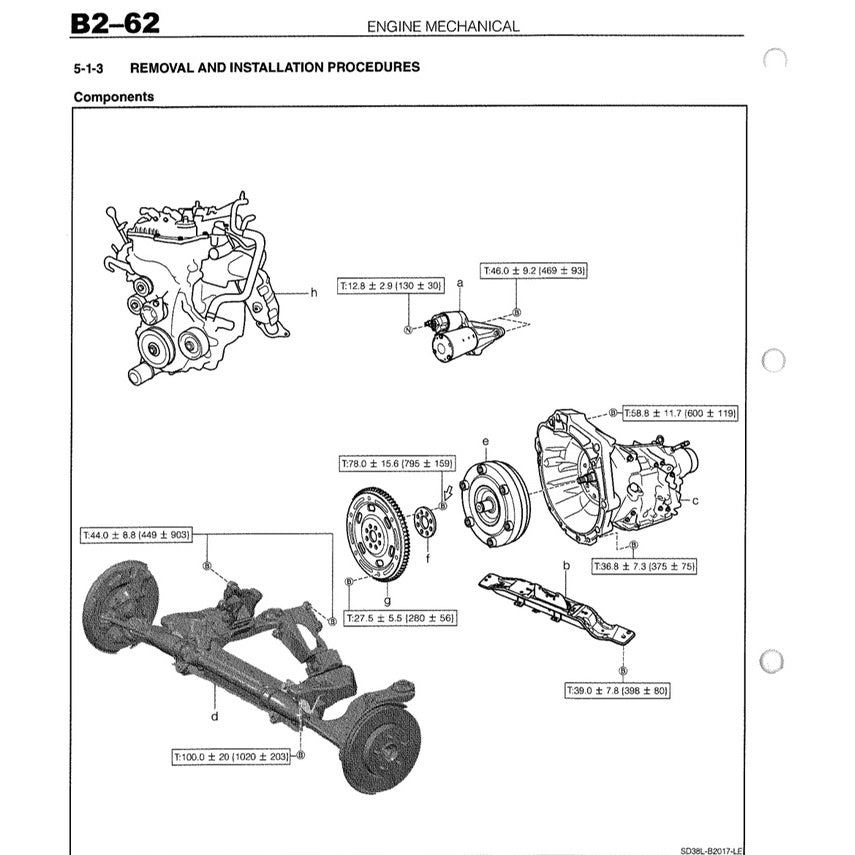 DAIHATSU TERIOS F800/F850 (2017+) SERVICE WORKSHOP MANUAL