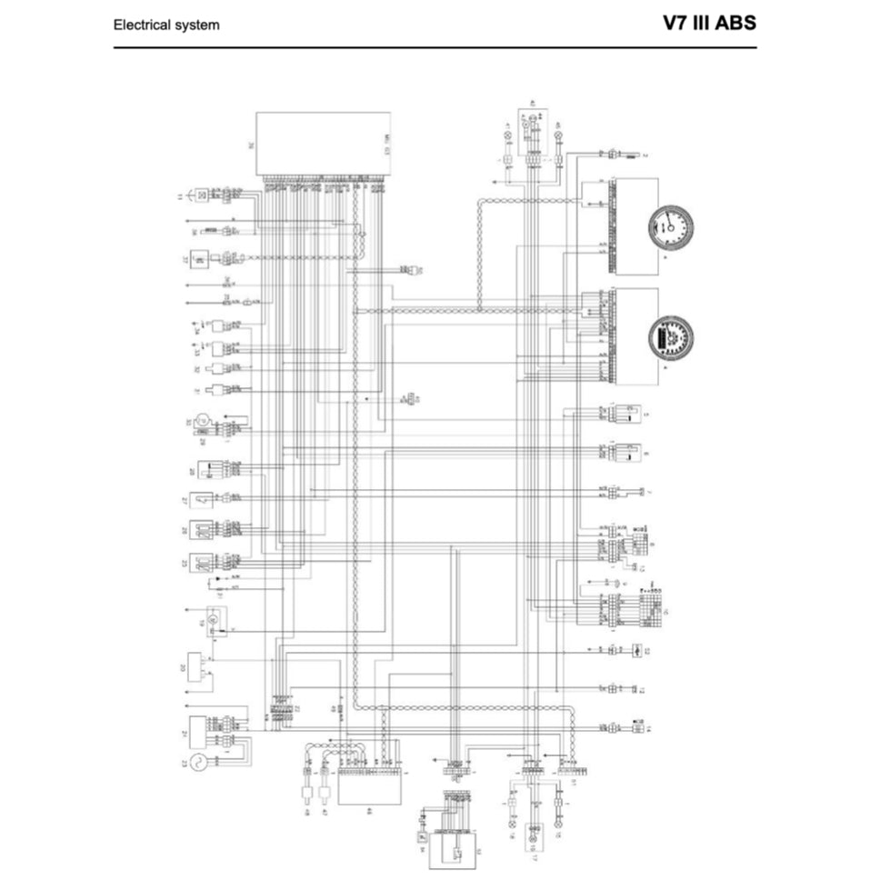 MOTO GUZZI V7 III E4 (2017-2021) SERVICE WORKSHOP MANUAL + PARTS CATALOGUE + OWNER'S MANUAL