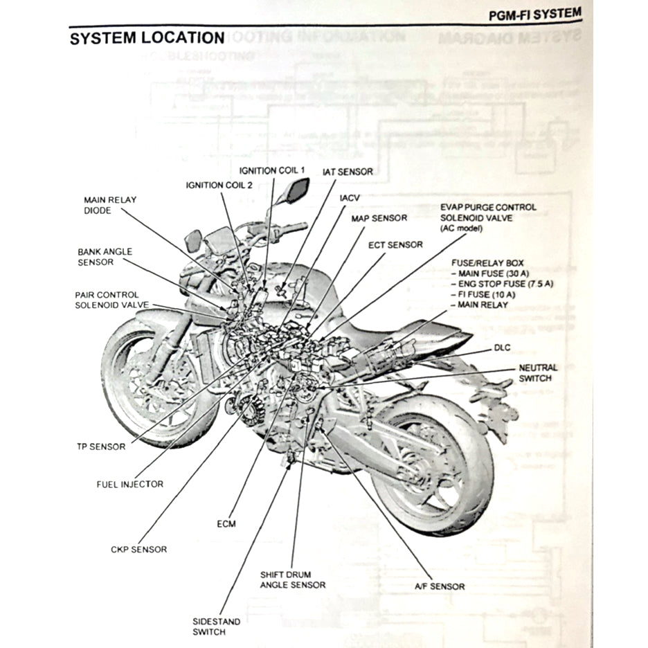 HONDA CBR650R RH17 (2024+) SERVICE WORKSHOP MANUAL