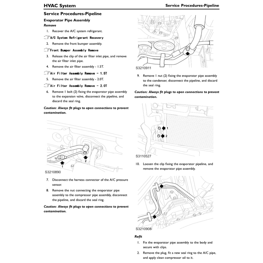 MG HS (2019+) SERVICE WORKSHOP MANUAL
