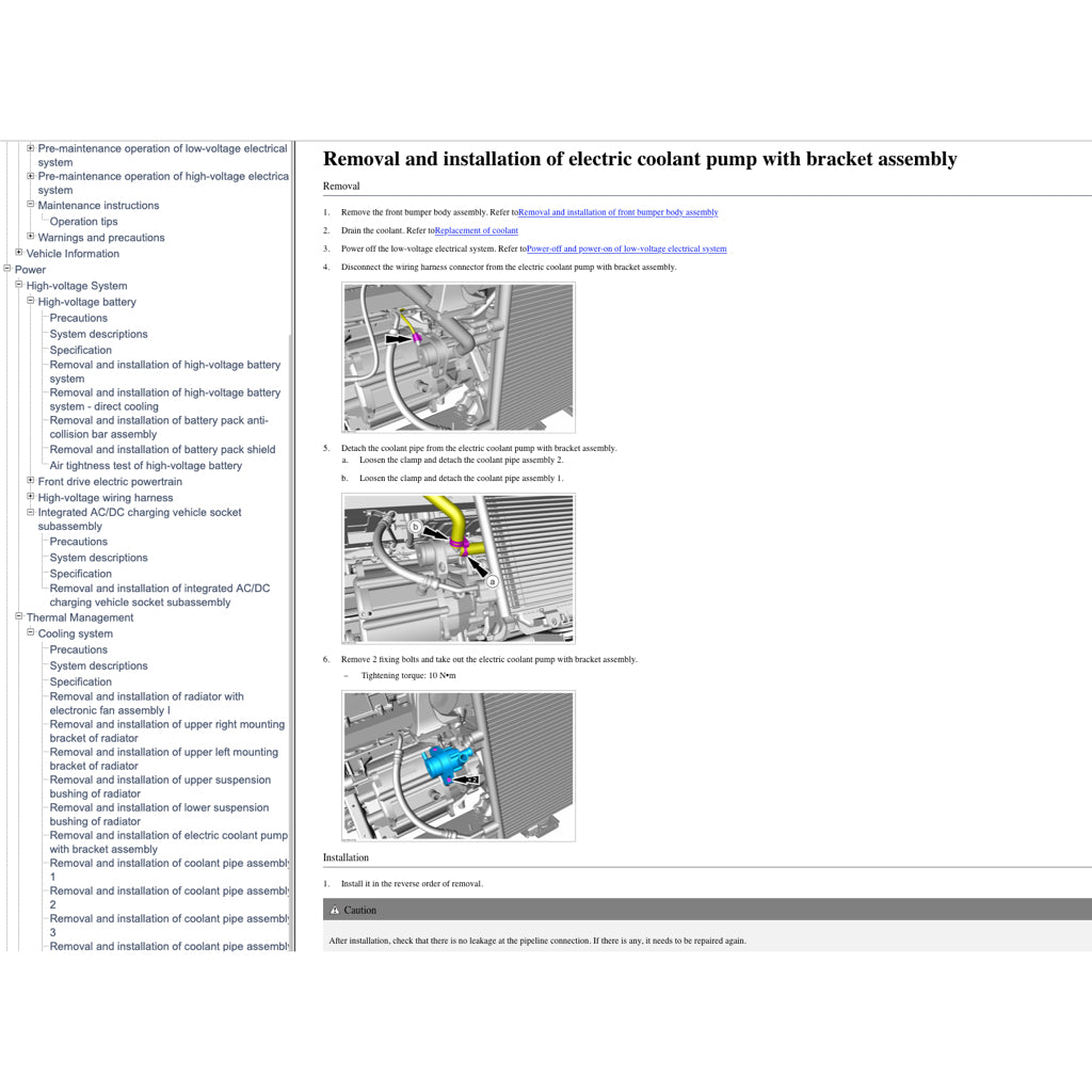 BYD SEAGULL EV (2023+) SERVICE WORKSHOP MANUAL