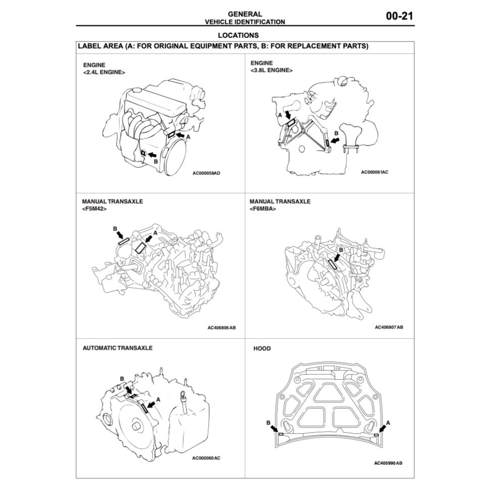 MITSUBISHI ECLIPSE DK2A/DK4A (2006-2012) SERVICE WORKSHOP MANUAL