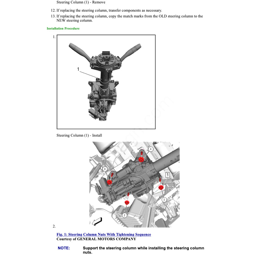 BUICK ENCLAVE (2017+) SERVICE WORKSHOP MANUAL