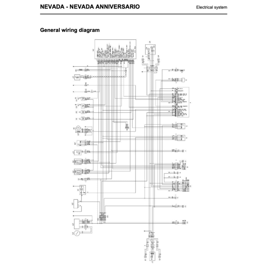 MOTO GUZZI NEVADA / ANNIVERSARIO 750 (2012+) SERVICE WORKSHOP MANUAL + PARTS CATALOGUE + OWNER'S MANUAL